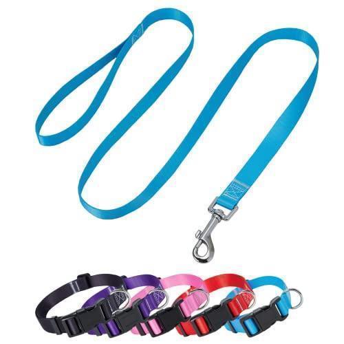 NC Dog Collar and Leash Set with Quick Release Buckle Dog Training Collars for Small Medium Large Dogs